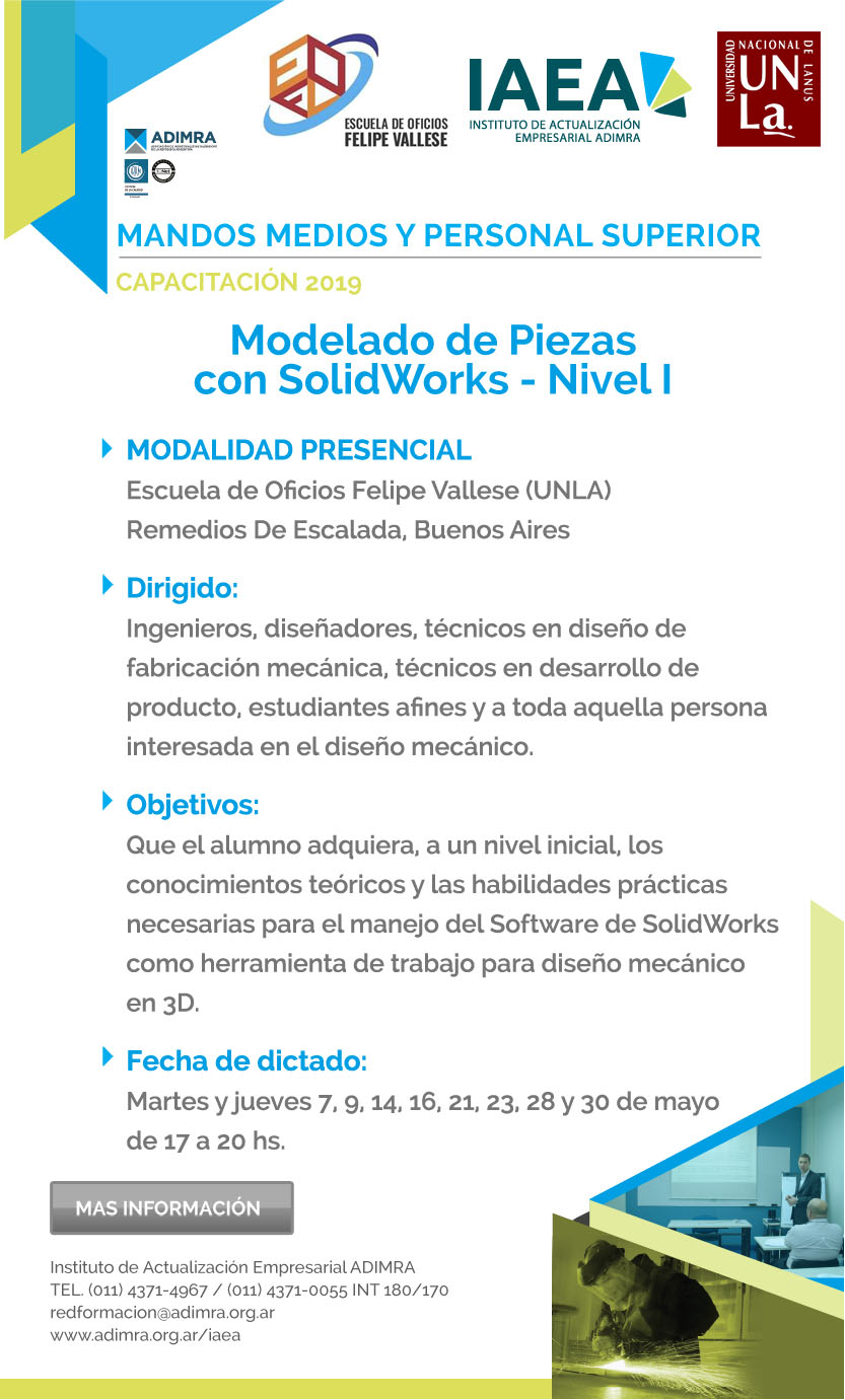 Modelado de Piezas con SolidWorks